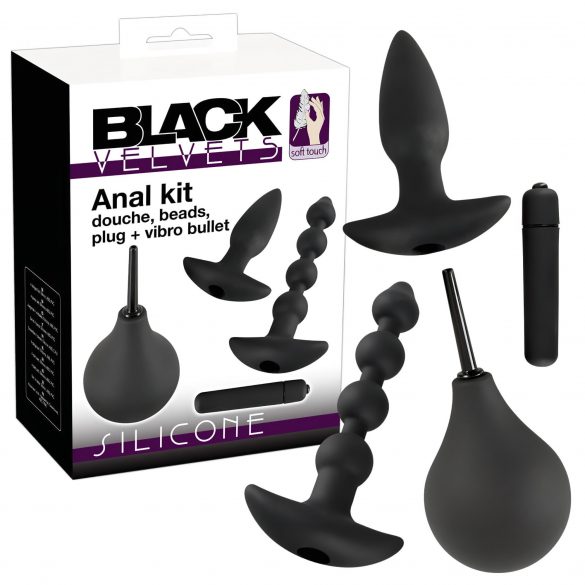 Set anal Black Velvet (4 piese) 