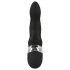 SMILE Blacky - Vibrator cu două motoare USB (negru) 