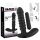 Vibrator Black Velvet cu pliuri - mediu (negru) 