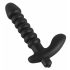 Vibrator Black Velvet cu pliuri - mediu (negru) 