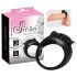 SMILE Stayer - inel vibrator pentru penis (negru) 