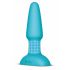 b-Vibe - vibrator anal rotativ cu perle, reîncărcabil (turcoaz) 