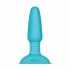 b-Vibe - vibrator anal rotativ cu perle, reîncărcabil (turcoaz) 