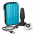 Vibrator anal cu perle rotative și acumulator b-Vibe (negru) 