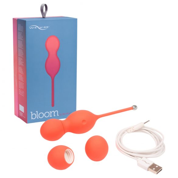 We-Vibe Bloom - bilă geișă cu greutăți interschimbabile (portocaliu)