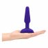 b-Vibe trio - vibrator anal cu 3 motoare (mov) 