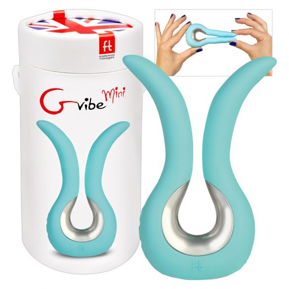 G-vibe Mini - Vibrator din silicon cu USB (mentă) 