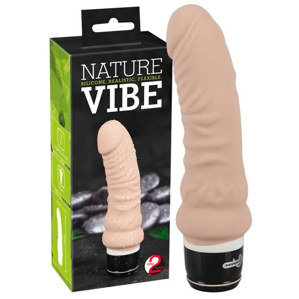 You2Toys - Vibrator din silicon (natural) 