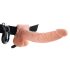 Vibrator cu ham Fetish Strap-on 9 (natural) 