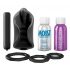 PDX Elite - vibrator de silicon pentru penis (negru) 