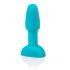 Vibrator anal cu bile rotative și rimming b-Vibe (turcoaz) 