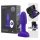 b-Vibe Rimming - vibrator anal cu bile rotative (mov)