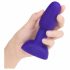 b-Vibe Rimming - vibrator anal cu bile rotative (mov)