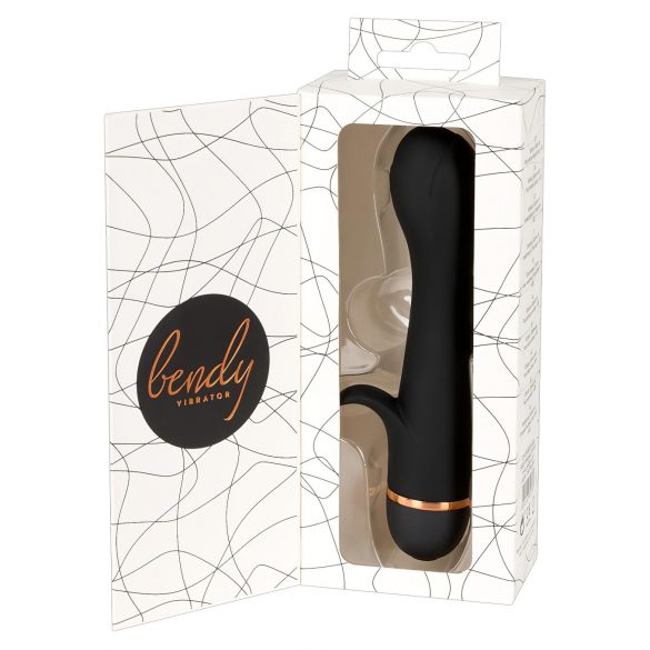 You2Toys - Bendy Tulip - vibrator din silicon (negru) 