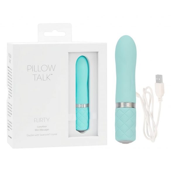 Vibrator Flirty - cu acumulator (turcoaz) 