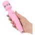 Vibrator masaj Pillow Talk Cheeky Wand - cu acumulator (roz) 