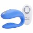 We-Vibe Match - vibrator pentru cupluri, impermeabil, reîncărcabil (albastru)