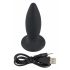 Vibrator anal Black Velvet S - începători, cu acumulator - mic (negru) 