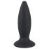 Vibrator anal Black Velvet M - cu acumulator, nivel intermediar - normal (negru) 