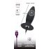 Vibrator anal Black Velvet M - cu acumulator, nivel intermediar - normal (negru) 