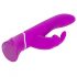 Happyrabbit Curve - vibrator pentru clitoris, rezistent la apă, cu acumulator (mov) 