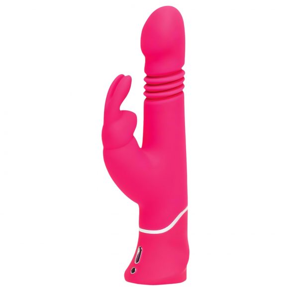 Happyrabbit Thrusting - vibrator cu mișcare de împingere și cu braț pentru stimularea clitorisului, reîncărcabil (roz)