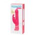 Happyrabbit Thrusting - vibrator cu mișcare de împingere și cu braț pentru stimularea clitorisului, reîncărcabil (roz)