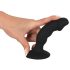 Vibrator anal cu penis și acumulator Black Velvet (negru) 