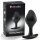 mystim Rocking Force S - dildo electrizant conic - mic (negru) 