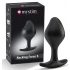 mystim Rocking Force S - dildo electrizant conic - mic (negru) 