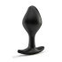 mystim Rocking Force S - dildo electrizant conic - mic (negru) 