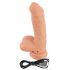 Vibrator realistic cu baterie și ventuză rotativă Torero (22cm) 