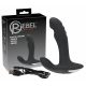 Vibrator rotativ pentru prostata Rebel cu perle - negru 