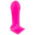 Vibrator SMILE Panty - cu baterii, radio, de prins (roz) 