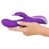 Vibrator cu cap rotativ SMILE Turbo - rechargeabil, violet 