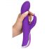 Vibrator cu cap rotativ SMILE Turbo - rechargeabil, violet 