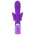 Vibrator cu cap rotativ SMILE Turbo - rechargeabil, violet 