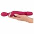 Vibrator masaj Javida Thrusting 3in1 (roșu) 