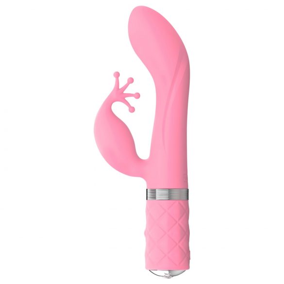 Talk Kinky - vibrator G-punct cu două motoare, reîncărcabil (roz) 