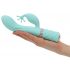 Pillow Talk Kinky - vibrator cu două motoare pentru punctul G, cu acumulator (turcoaz)