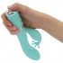 Pillow Talk Kinky - vibrator cu două motoare pentru punctul G, cu acumulator (turcoaz)