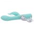 Pillow Talk Kinky - vibrator cu două motoare pentru punctul G, cu acumulator (turcoaz)