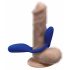 BeauMents Flexxio - Vibrator pentru cupluri cu 2 motoare (albastru)