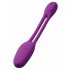 BeauMents Flexxio - vibrator de cuplu cu 2 motoare, reîncărcabil, cu radiocomandă (violet) 