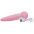 Vibrator de masaj Pillow Talk Sultry cu încălzire, 2 motoare - roz 