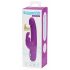 Vibrator realist subțire Happyrabbit cu acumulator și stimulator clitoridian (mov) 