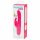 Happyrabbit Slim Curve - vibrator impermeabil cu clitoris și acumulator (roz) 