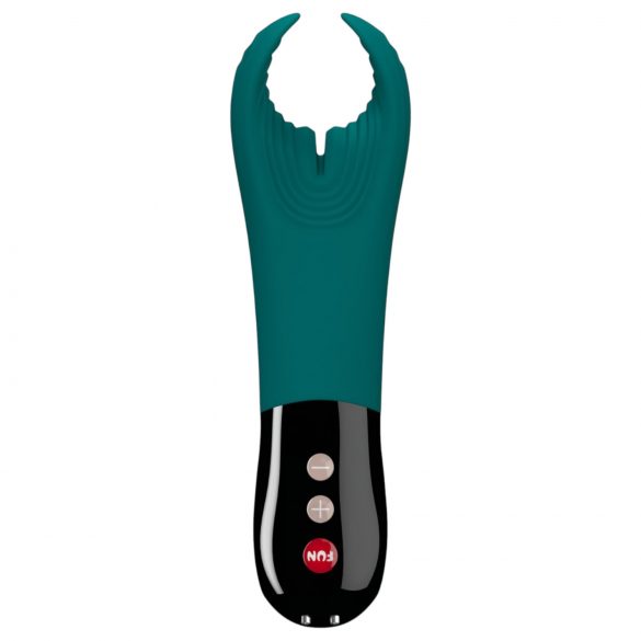 Fun Factory Manta - vibrator pentru gland (turcoaz-negru) 