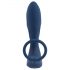 Plug de prostată You2Toys - vibrații anale cu inel penian (albastru)