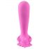 SMILE G-Spot Panty - vibrator reîncărcabil cu telecomandă, de tip strap-on (roz)